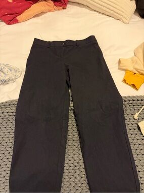 DREW Black Straight-Leg Dress Pants